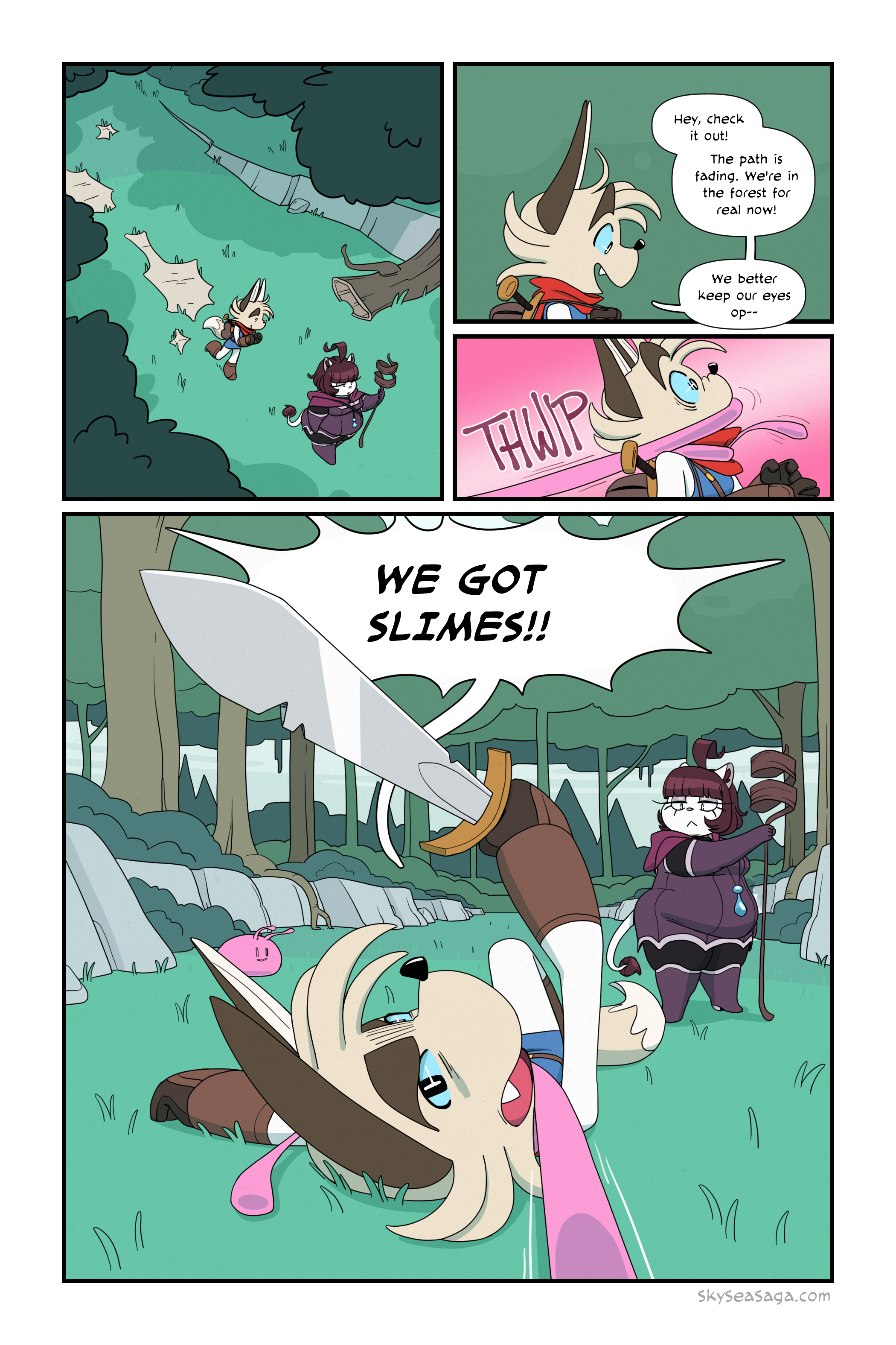 The forest gets dangerous pretty quick, apparently