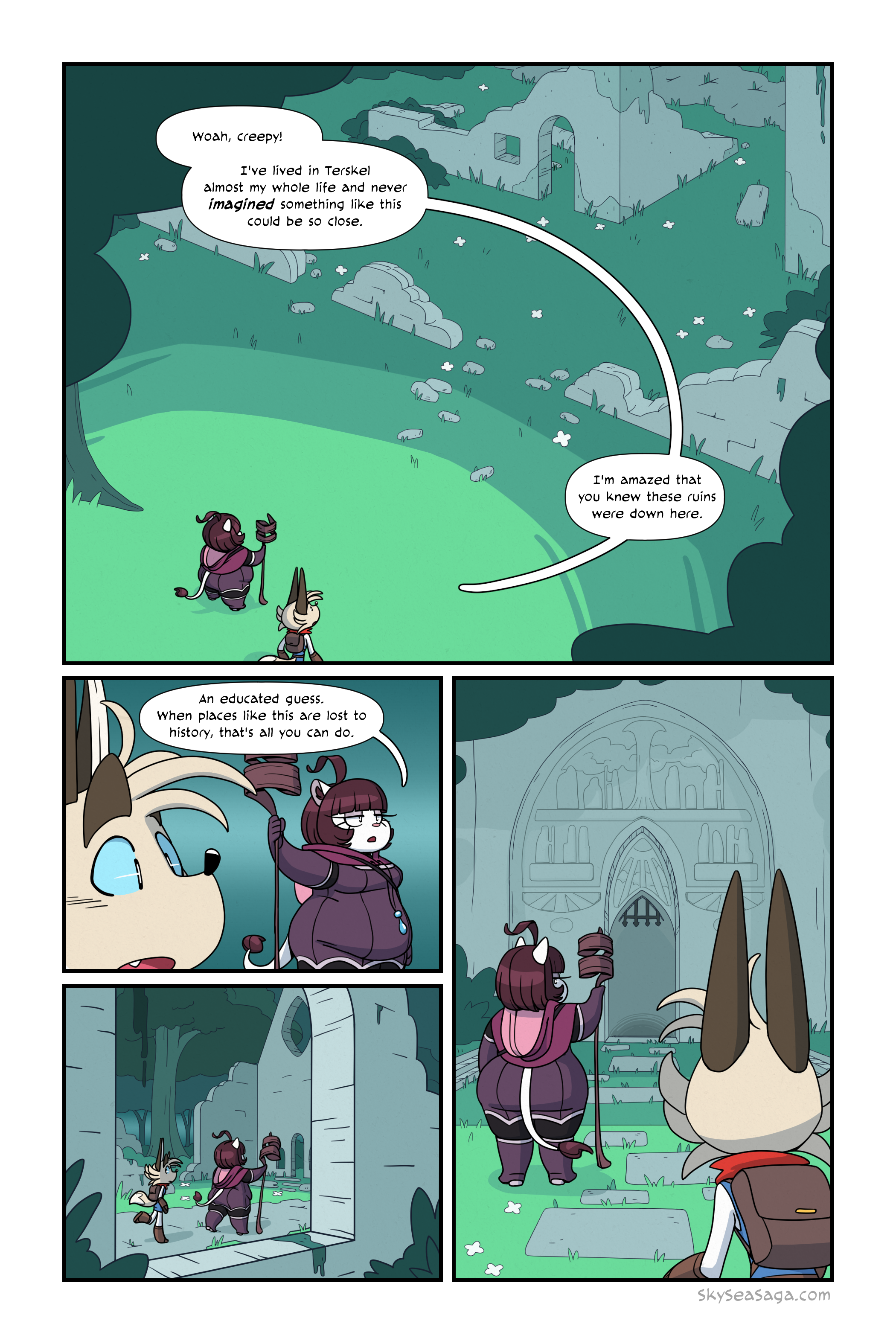 Come see the scenic creepy ruins!