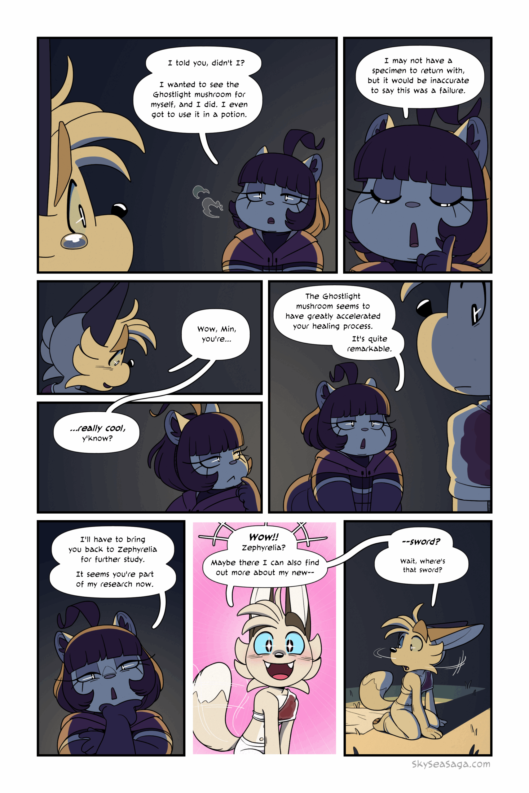 Who wouldn't be excited about being a part of a mage girl's research though?